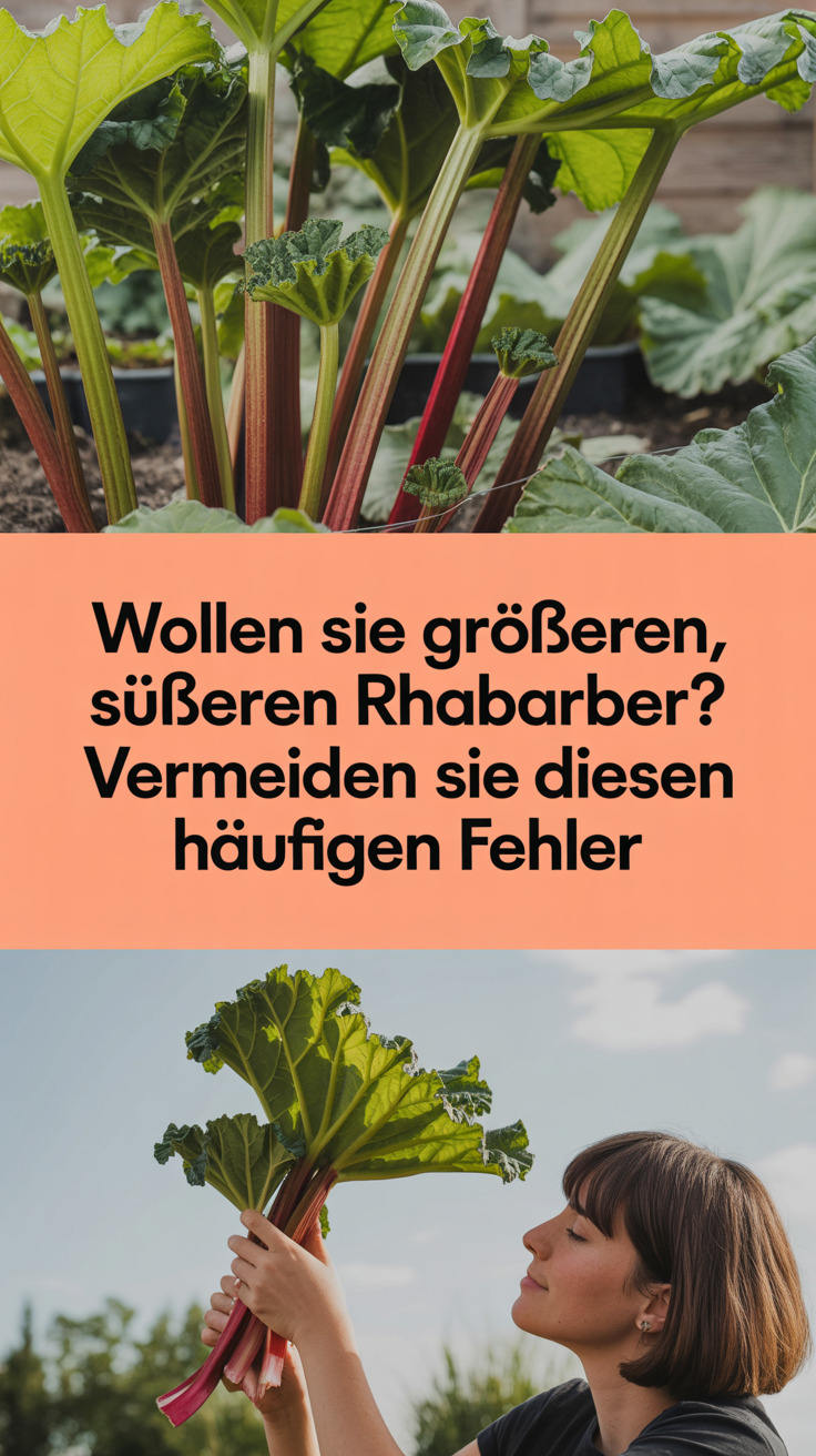 Wollen Sie Größeren, Süßeren Rhabarber? Vermeiden Sie Diesen Häufigen Fehler