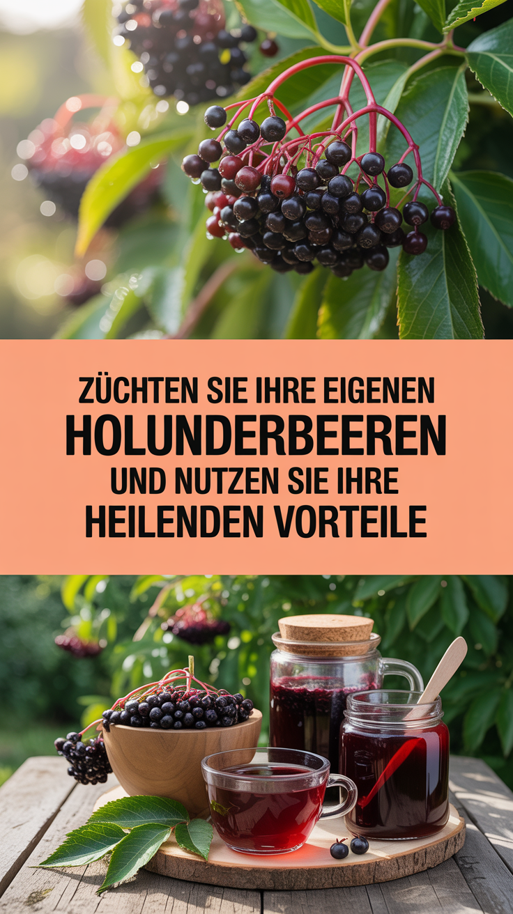 Züchten Sie Ihre eigenen Holunderbeeren und nutzen Sie ihre heilenden Vorteile
