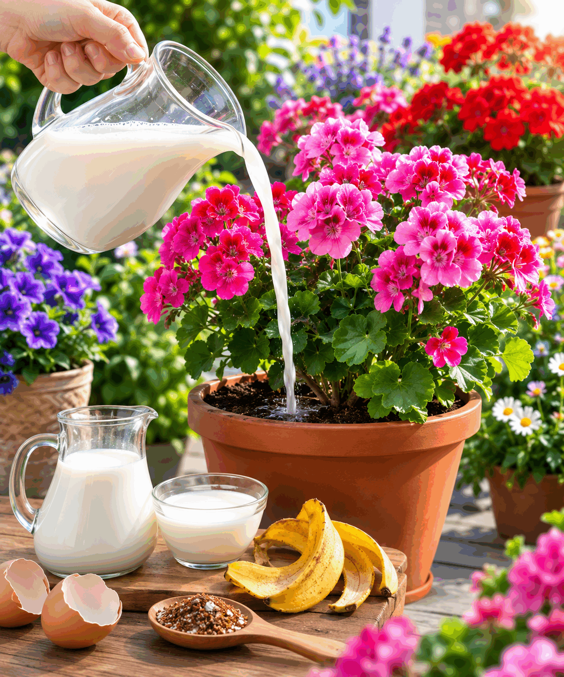 Mit diesem Hausmittel blühen Ihre Blumen viel länger
