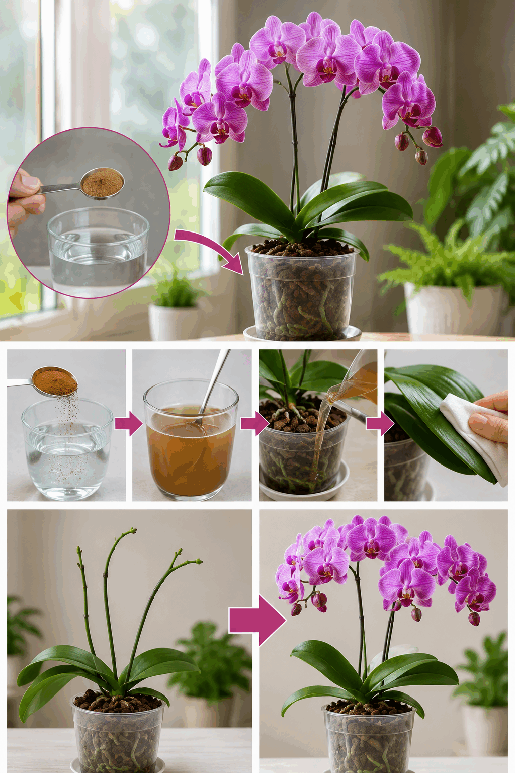 Ihre Orchideen blühen wieder – mit diesem einfachen Trick