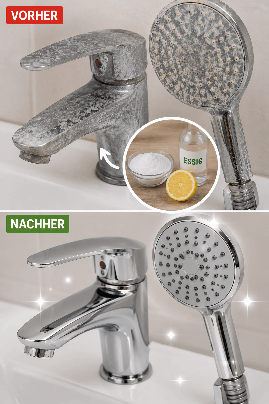 Fast niemand kennt diesen Trick gegen Kalk