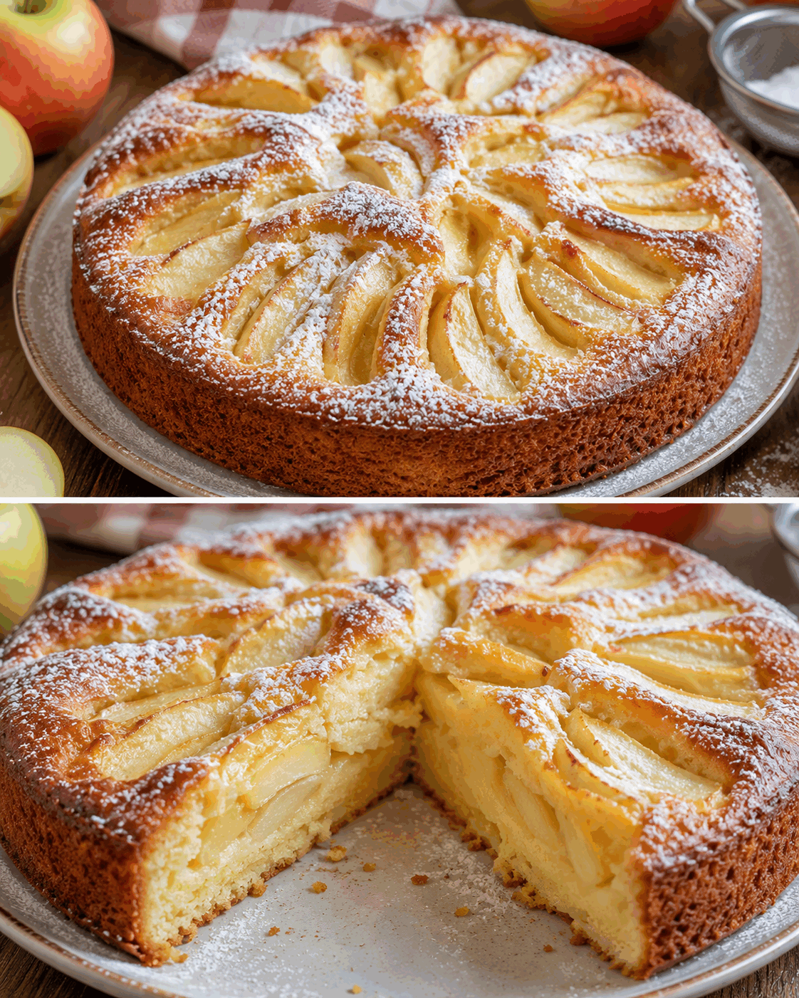 Dieser saftige Apfelkuchen bleibt tagelang frisch und schmeckt wie von Oma
