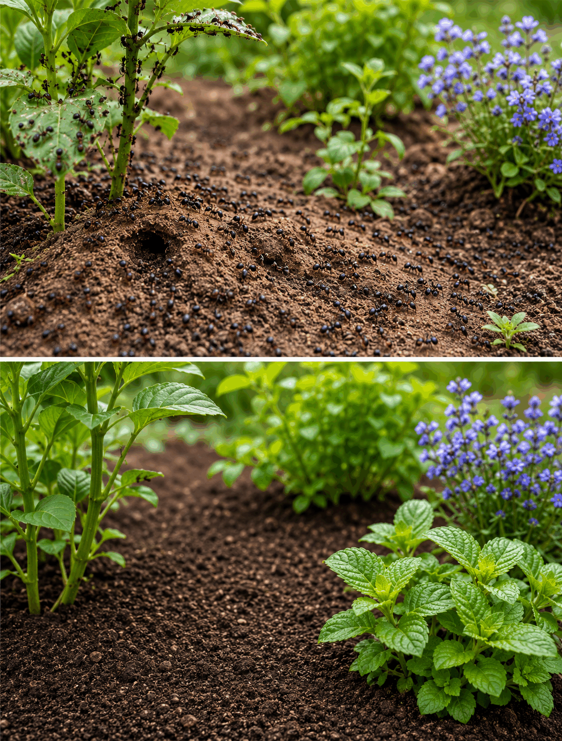 So vertreiben Sie Ameisen aus dem Garten, ohne den Pflanzen zu schaden